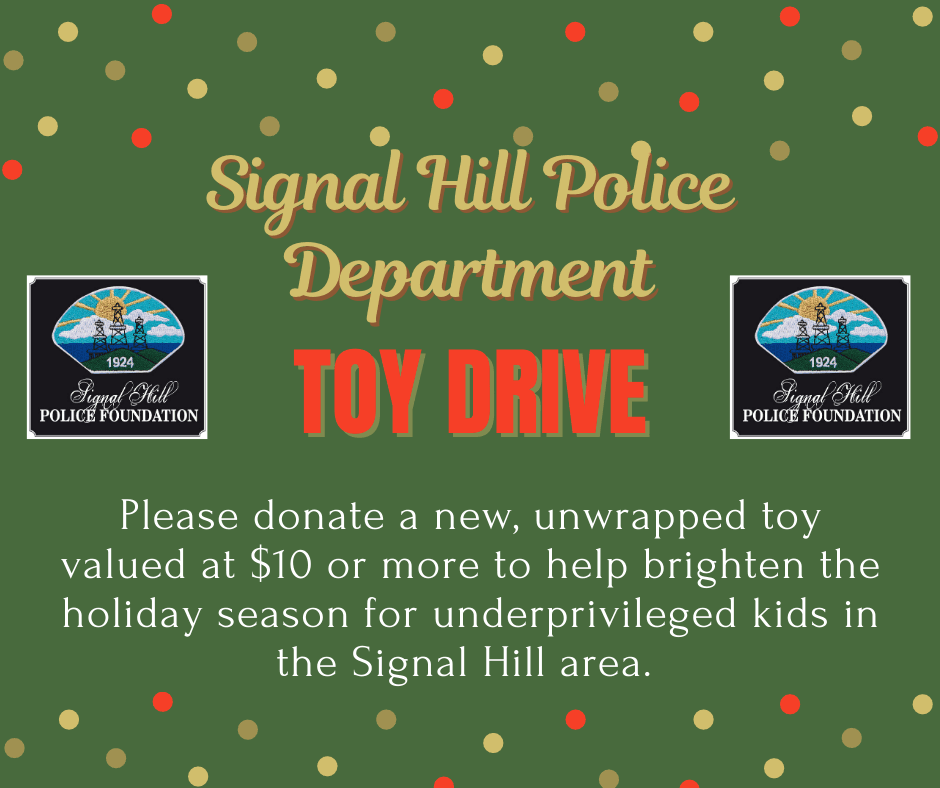 News Flash Police Department Toy Drive