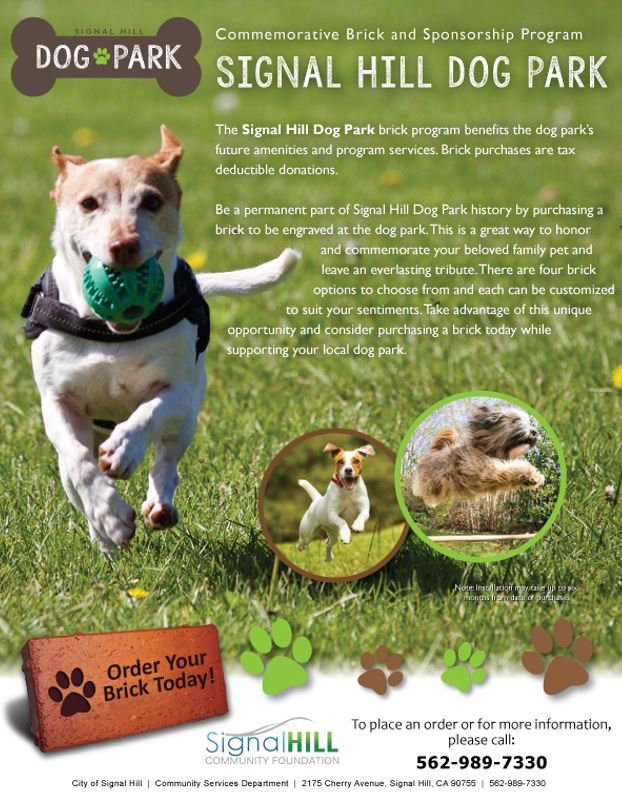 Dog Park Brick Program