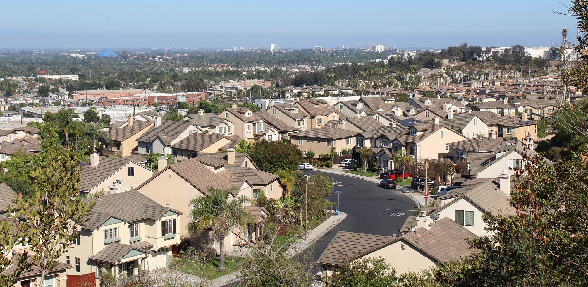 Homes in a Signal Hill Neighborhood